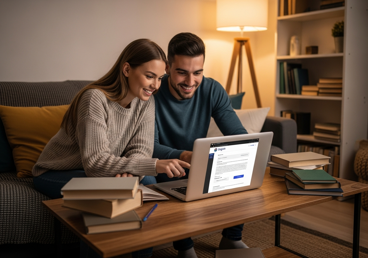 Занятия английским дома